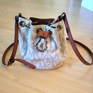 Michael Kors Leather Crossbody Bag
